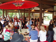 Nodate Outdoor Tea Ceremony in English